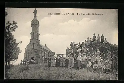 AK Nèris-les-Bains, La Chapelle St-Joseph