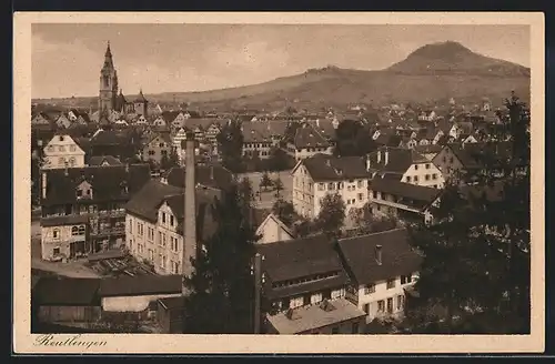 AK Reutlingen, Ort aus der Vogelschau