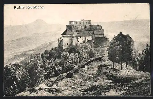 AK Rechberg, Blick zur Ruine