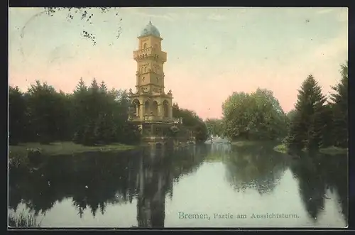 AK Bremen, Partie am Aussichtsturm