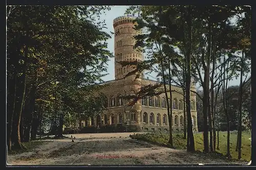 AK Granitz, Blick zum Jagdschloss