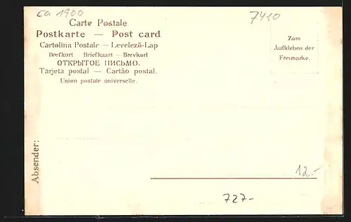 AK Reutlingen, Stadtansicht aus der Vogelschau