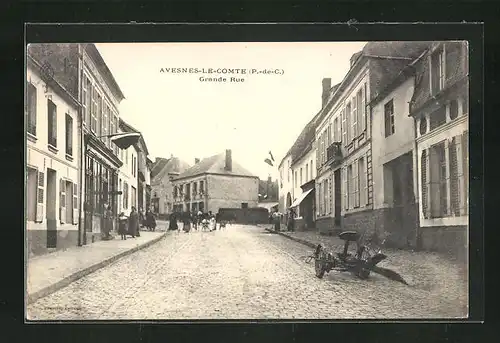 AK Avesnes-le-Comte, Grande Rue