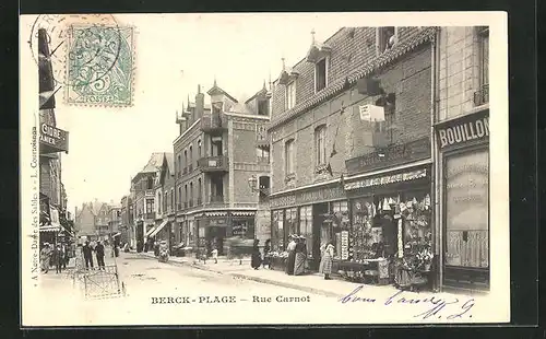 AK Berck-Plage, Rue Carnot