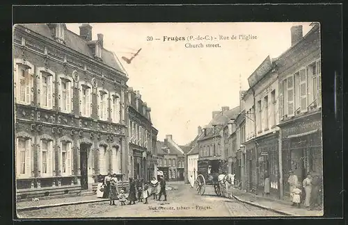 AK Fruges, Rue de l`Eglise