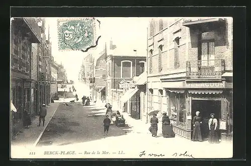 AK Berck-Plage, Rue de la Mar