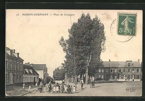 AK Hersin-Coupigny, Place de Coupigny