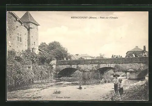 AK Menaucourt, Pont sur l'Ornain