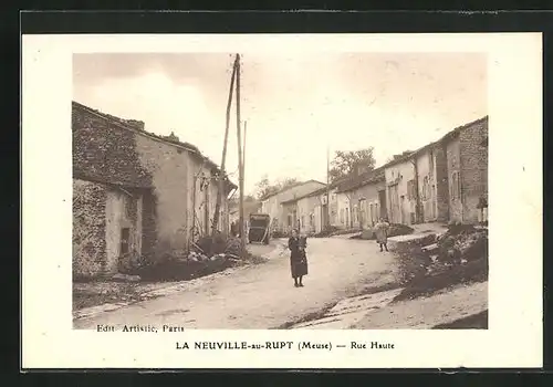 AK La Neuville-au-Rupt, Rue Haute