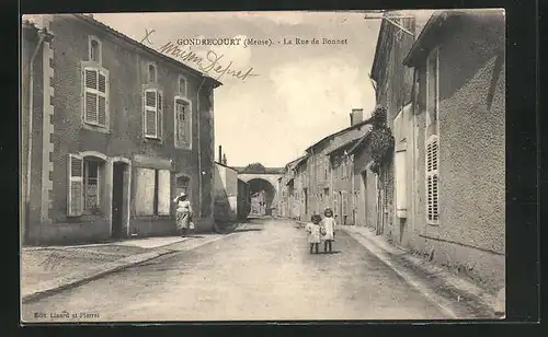 AK Gondrecourt, la Rue de Bonnet