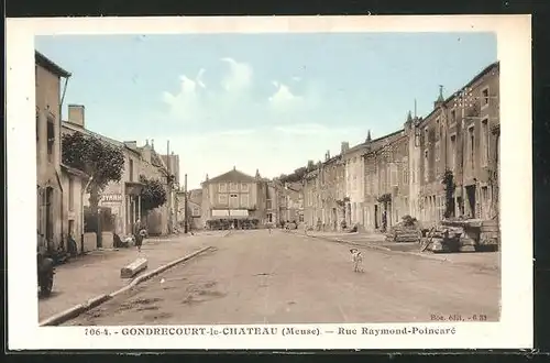 AK Gondrecourt-le-Chateau, Rue Raymond-Poincaré