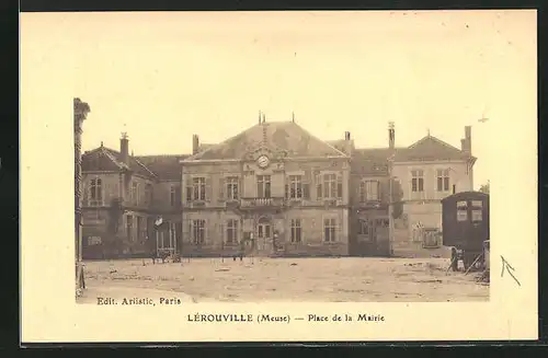 AK Lérouville, Place de la Mairie