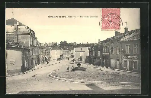 AK Gondrecourt, Place du Marché