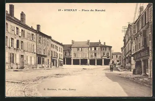 AK Stenay, Place du Marché