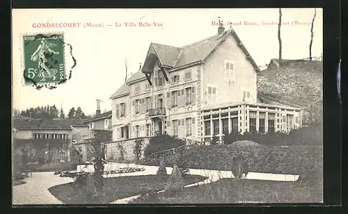 AK Gondrecourt, la Villa Belle-Vue
