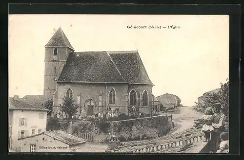 AK Génicourt, l'Eglise