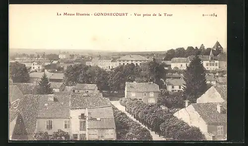 AK Gondrecourt, Vue prise de la Tour