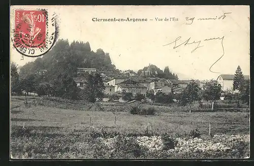 AK Clermont-en-Argonne, Vue de l`Est