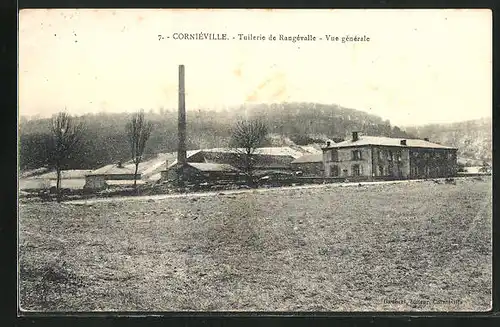 AK Cornieville, Tuilerie de Rangevalle, Vue generale