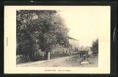 AK Courouvre, Place de l`Eglise