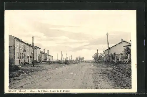 AK Beney, Sortie du Village, Route de St-Benoit