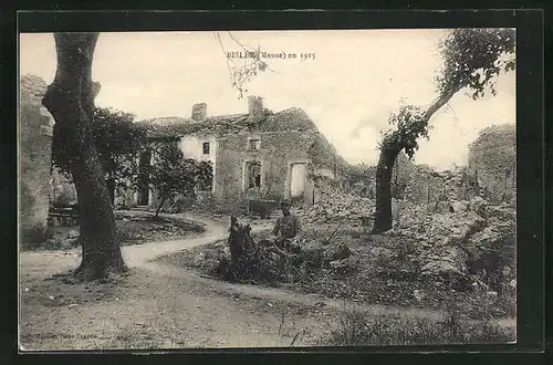 AK Bislée, Panorama en 1915