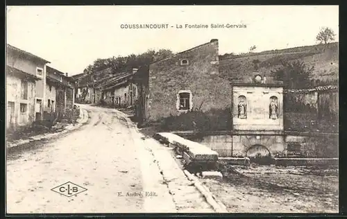 AK Goussaintcourt, La Fontaine Saint-Gervais