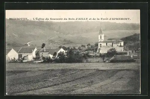AK Marbotte, l'Eglise du Souvenir du Bois d'Ally et de la Foret d'Apremont