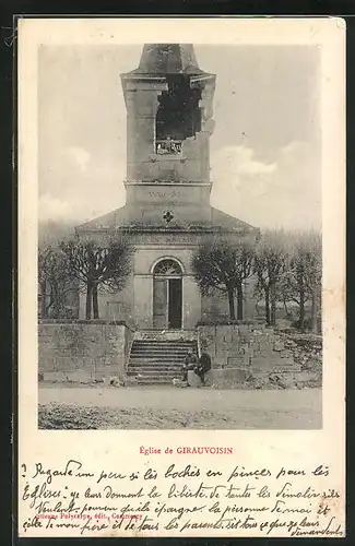 AK Girauvoisin, L`Eglise détruite