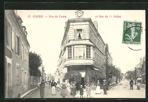 AK Cosne, Rue de Cours et Rue du 14 Juillet