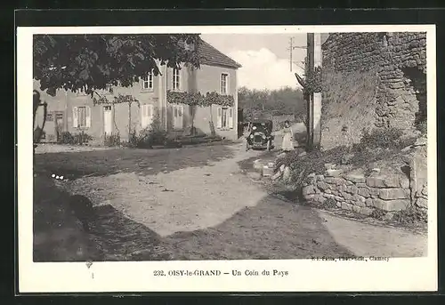 AK Oisy-le-Grand, Un Coin du Pays