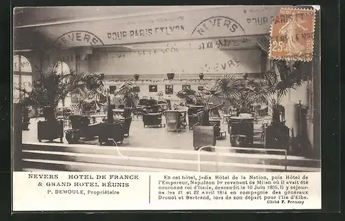 AK Nevers, Hotel de France & Grand Hotel Réunis