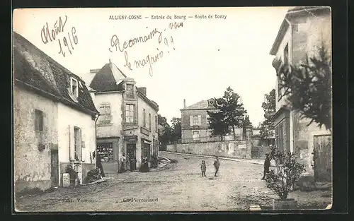 AK Alligny-Cosne, Entrée du Bourg, Route de Donzy