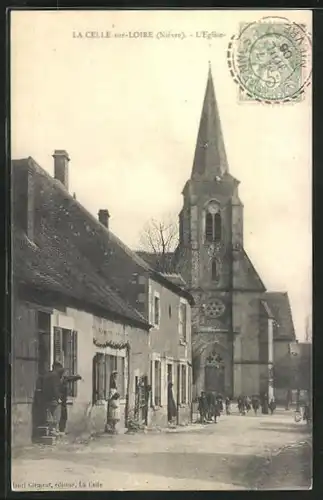 AK La Celle-sur-Loire, L`Eglise