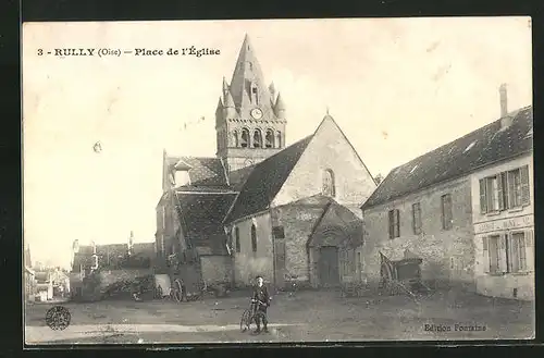 AK Rully, Place de l`Église