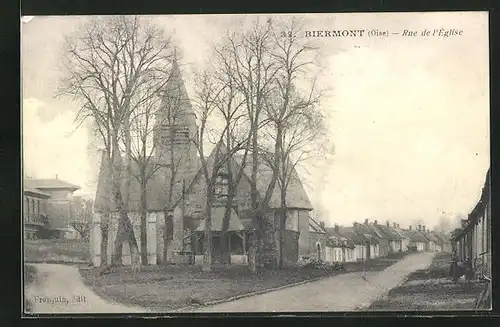 AK Biermont, Rue de l`Église, Strassenpartie