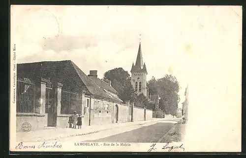 AK Lamorlaye, Rue de la Mairie
