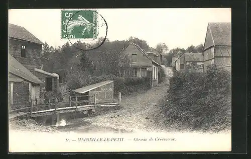 AK Marseille-le-Petit, Chemin de Crevecoeur