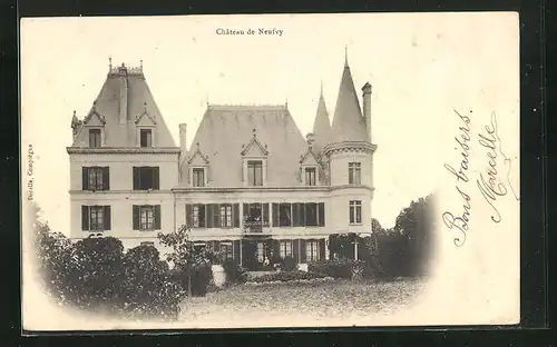 AK Neufvy, Le Chateau, Ansicht vom Schloss