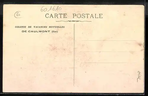 AK Caulmont, Colonie de Vacances Mutuelles