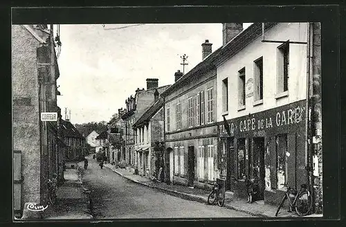 AK Cires-les-Mello, Rue de la Ville, Strassenpartie