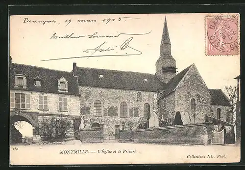 AK Montmille, L`Église et le Prieuré