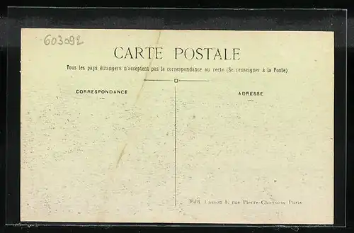 AK Lassigny, Vue d`ensemble prise du Cimetiere