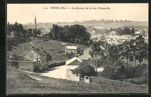 AK Meru, La descente de la cote d`Audeville