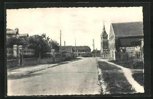 AK Lassigny, Rue de la Gare