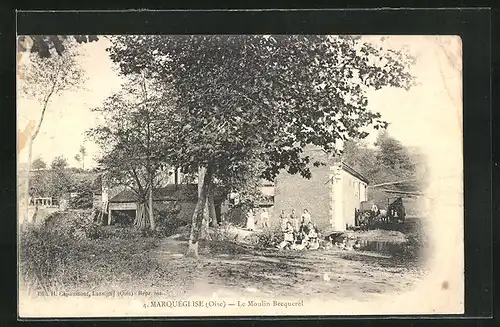 AK Marqueglise, Le Moulin Becquerel