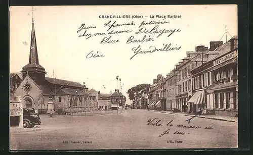 AK Grandvilliers, La Place Barbier