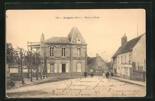 AK Savignies, Mairie et École