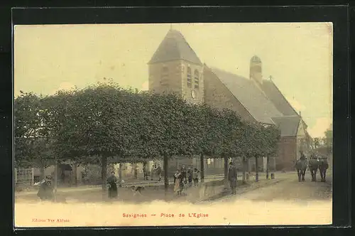 AK Savignies, Place de L`Eglise
