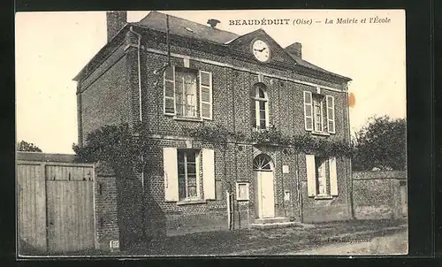 AK Beaudéduit, La Mairie et l`École